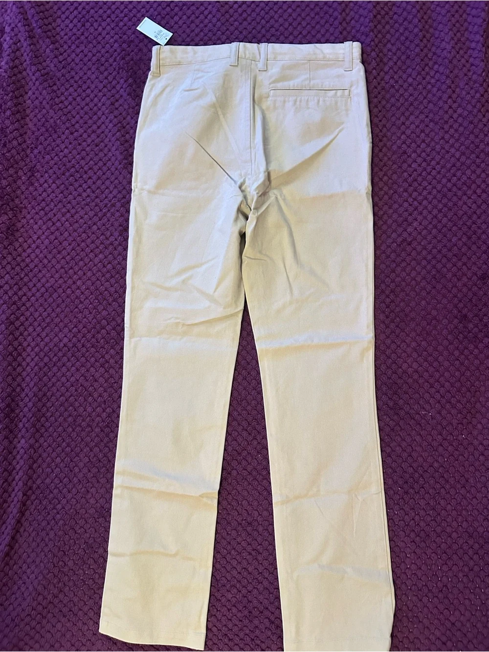 Kids Classic Straight Fit and Slim Chino Pants - Beige